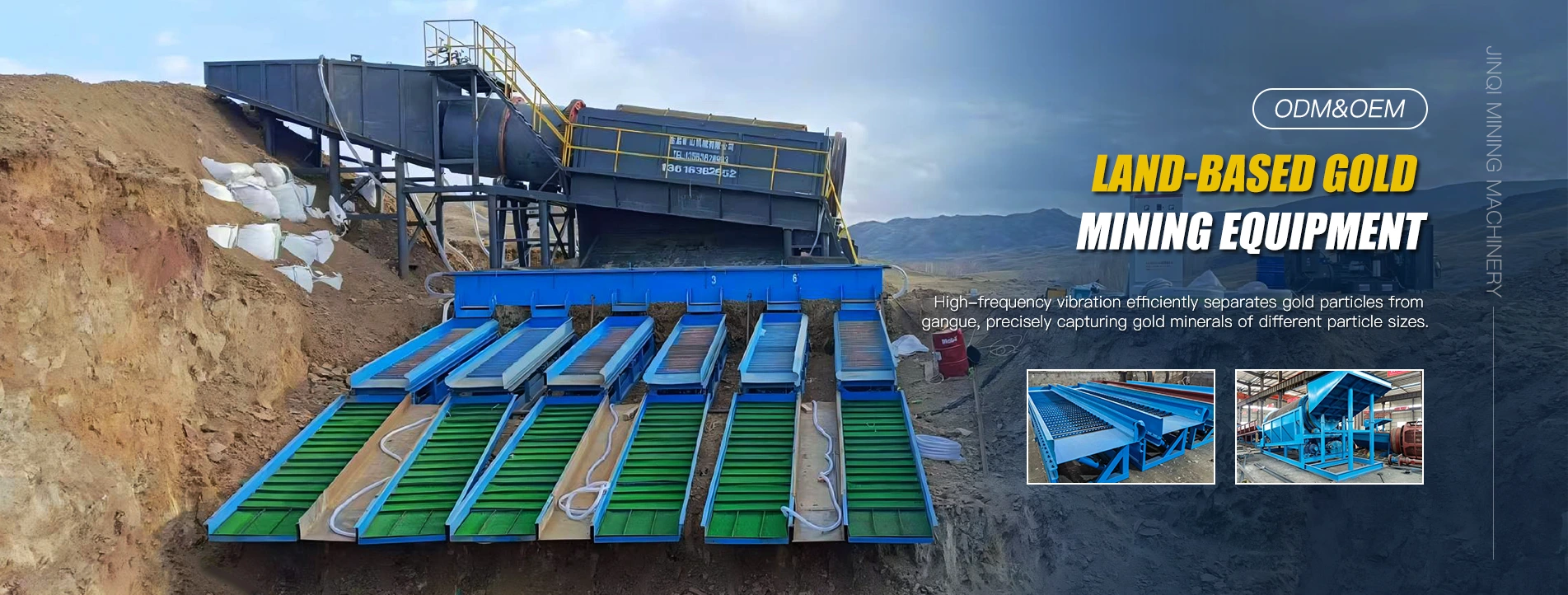 Fabricante de equipos de minería de ouro en China