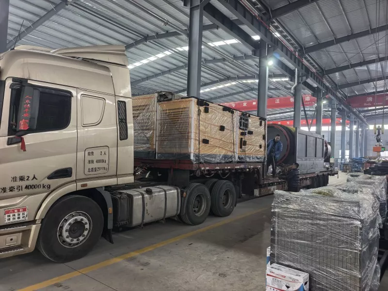 Jinqi Mining Machinery envía un lote de equipos de apoio e separación de tambores a Rusia