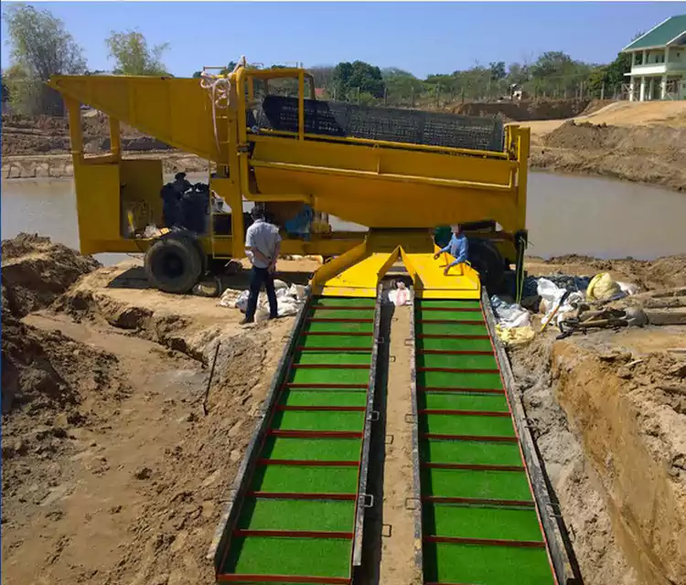 Carro de panorámica de ouro móbil portátil